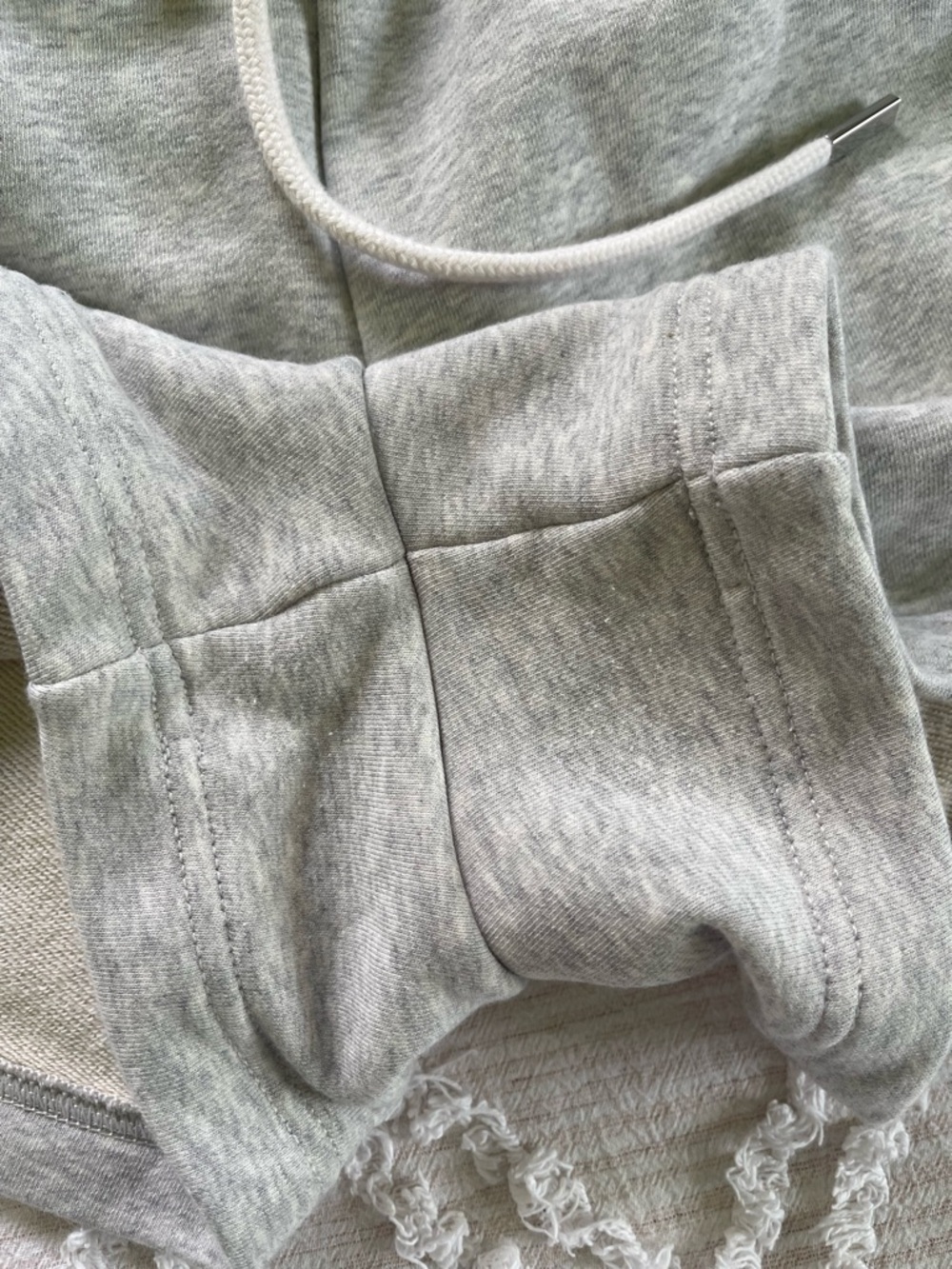 Athleta Mid Rise Gray Shorts - Picture 8 of 8